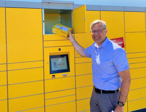 1.000 DHL-Packsta­ti­on Baden-Württem­bergs in Sigma­rin­gen eröffnet