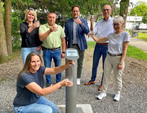 Neuer Trink­was­ser­brun­nen am Freibad Nessenreben