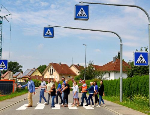 Neuer Fußgän­ger­über­weg in Haister­kirch: Ein wichti­ger Schritt zu mehr Sicherheit